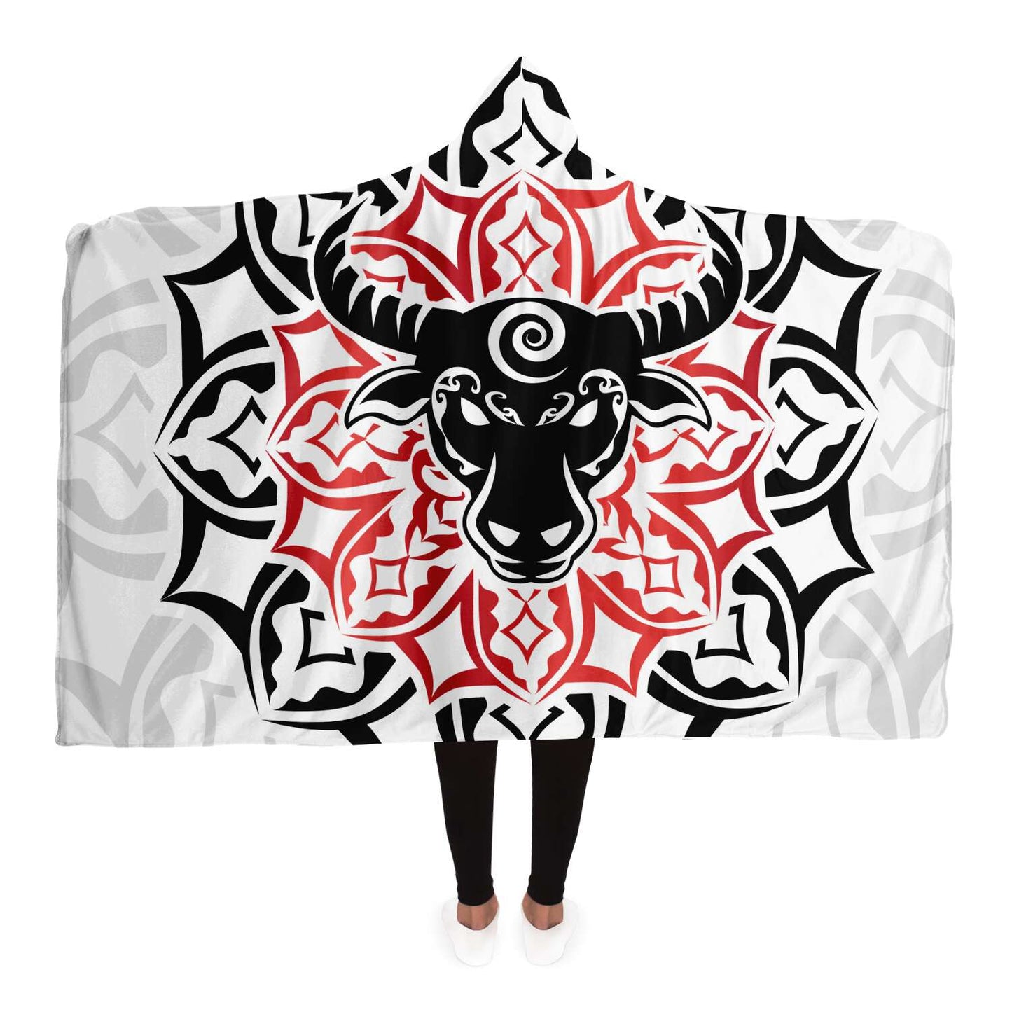 Taurus Zodiac Sign Hooded Security Blanket - Premium Sherpa