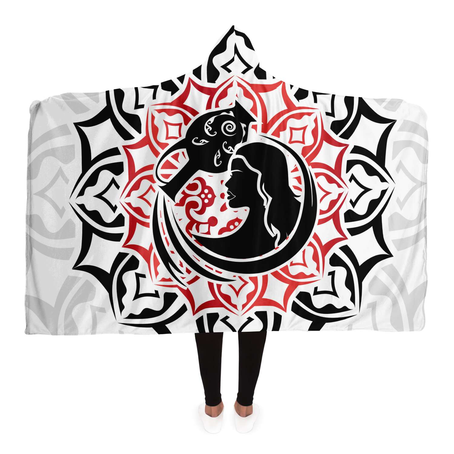 Aquarius Sherpa Hooded Blanket