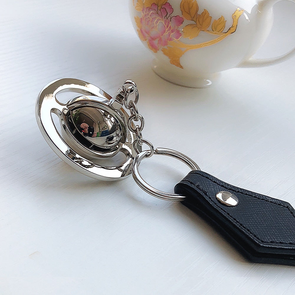 Saturn Planet Keyring