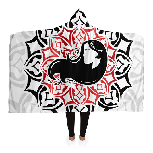 Virgo Zodiac Sign Hooded Security Blanket - Premium Sherpa