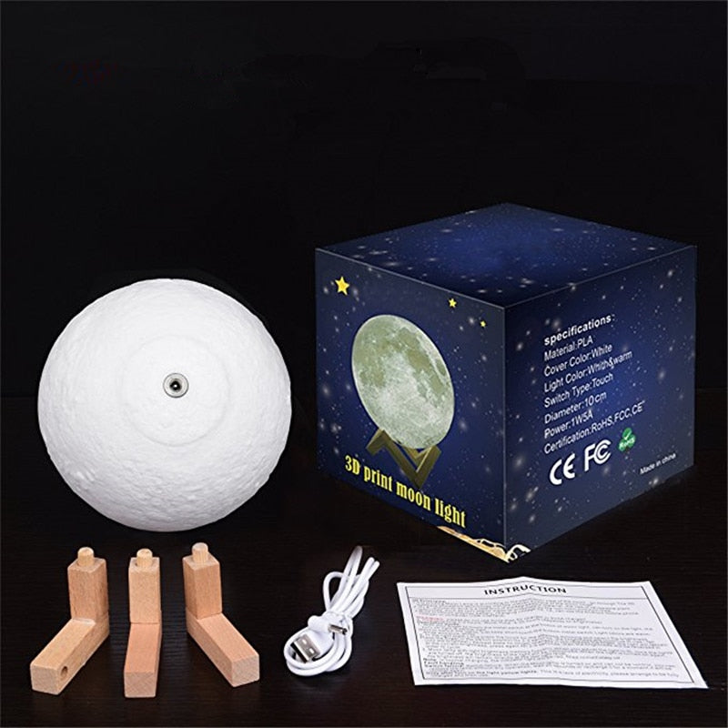 Glowing Moon Light Lamp