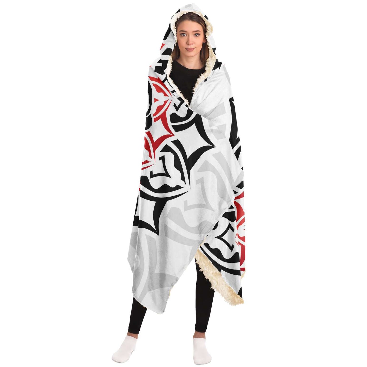 Cancer Zodiac Sign Hooded Security Blanket - Premium Sherpa