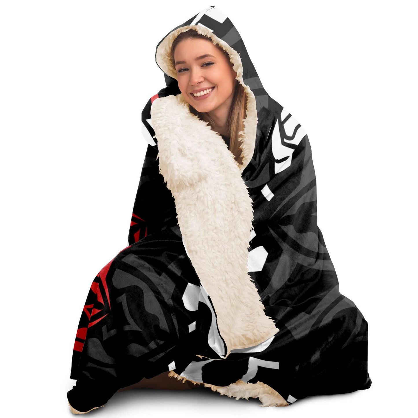 Aries Zodiac Sign Hooded Security Blanket - Premium Sherpa