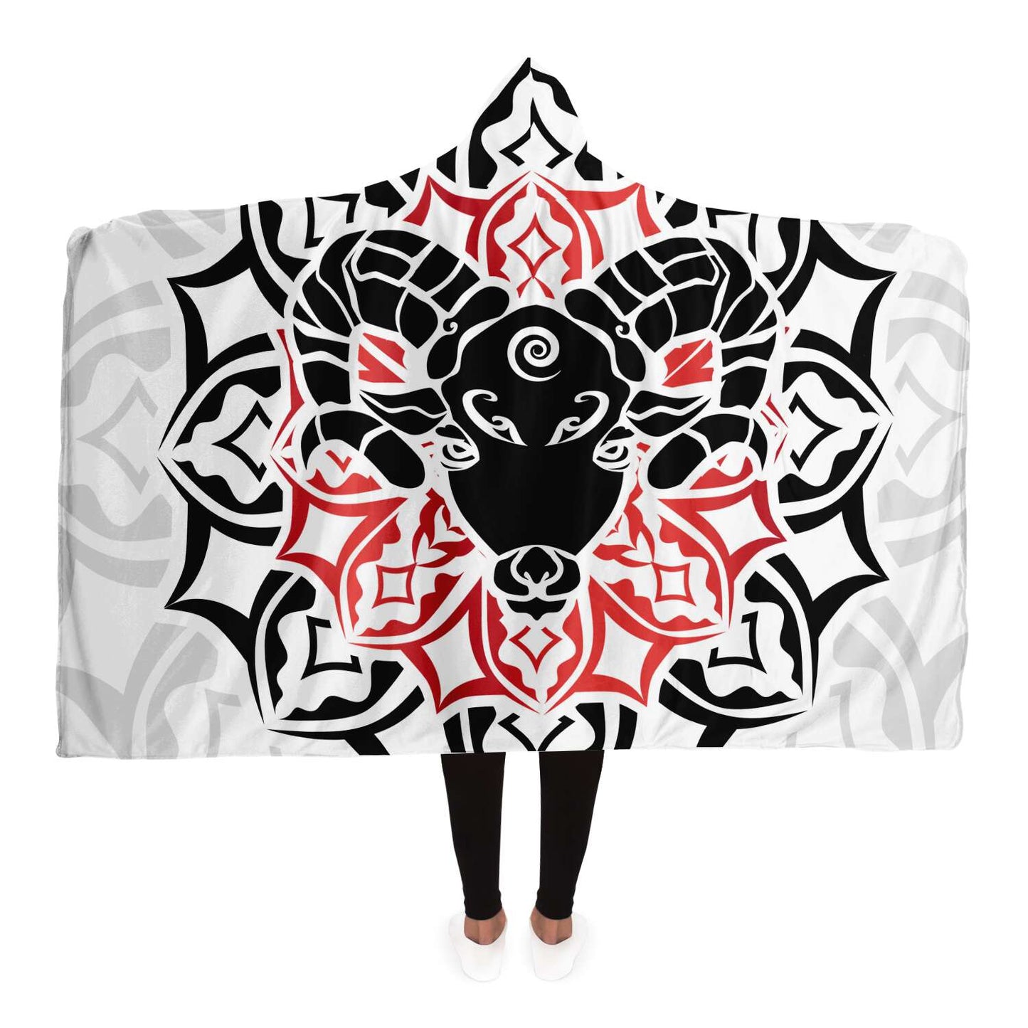 Aries Zodiac Sign Hooded Security Blanket - Premium Sherpa