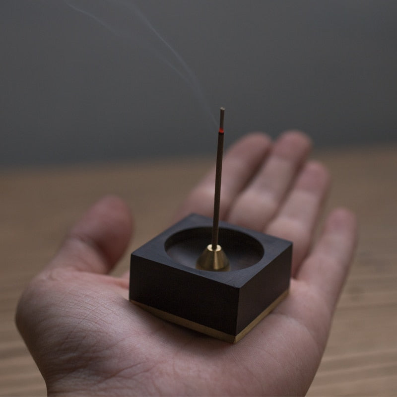 Ebony Indoor Incense Holder