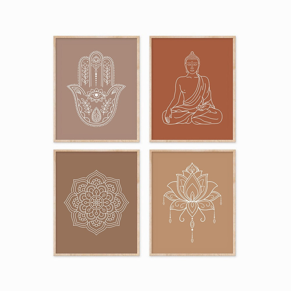 Mandala Buddha Lotus