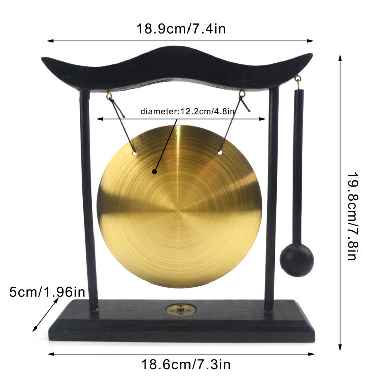 Feng Shui Brass Gong