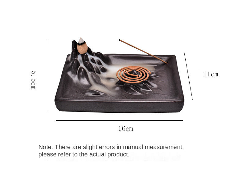 Mountain Backflow Incense Burner