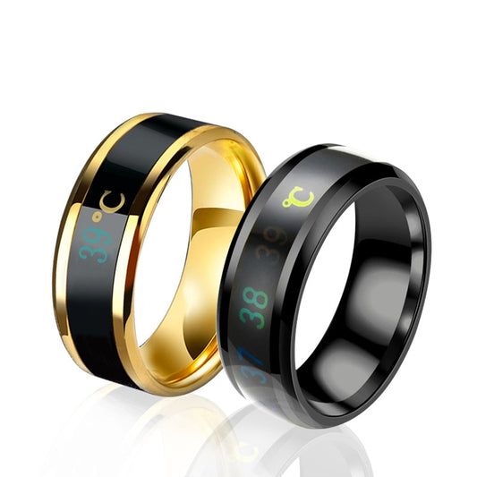 Temperature Ring Titanium Steel