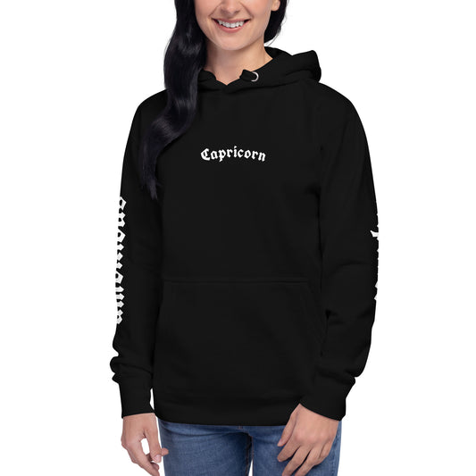 Capricorn Zodiac Hoodie - Ambitious and Disciplined