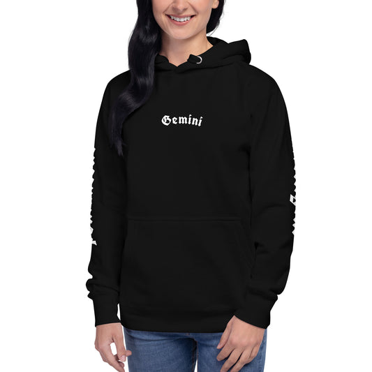 Gemini Zodiac Hoodie - Spontaneous and Intelligent